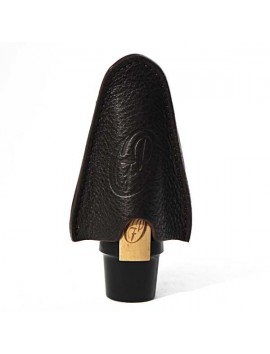 Leather mouthpiece cap for clarinet