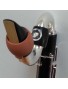 VORTEX resonator for Bass Clarinet with CERAMIC ligature, CONCERT mouthpiece and POWERSOUND