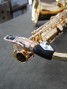 Abrazadera JEWEL para Saxofón con Barrilete VORTEX de ébano y PowerSound